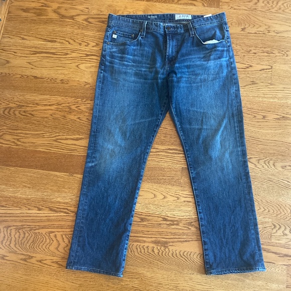 Jean Slim AG Adriano Goldschmied The Graduate - Taille 28x32, Marron, Neuf Avec étiquettes, Coupe Skinny